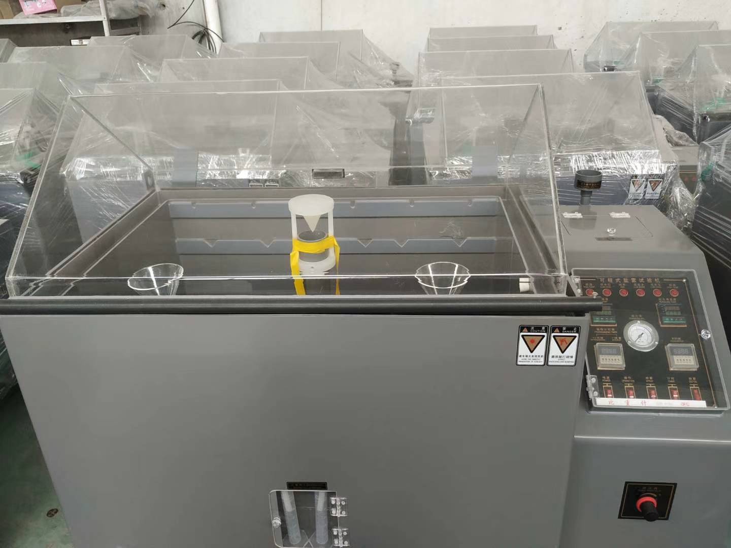 恭贺：盐雾机|盐雾试验机|可程式盐水喷雾试验机交付泰州市飞达尼龙绳网带厂